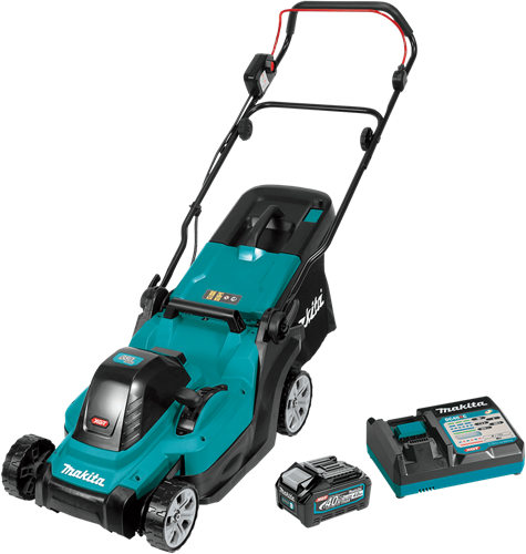 Load image into Gallery viewer, Makita lm003gm103 xgt 40v max grasmaaier 38cm | 1 x 40 v max accu 4,0ah en lader dc40rc - lm003gm103