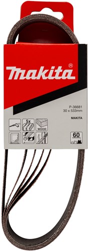 Load image into Gallery viewer, Makita accessoires schuurband k60 30x533 red - p-36681