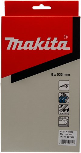 Laden Sie das Bild in Galerie -Viewer, Makita accessoires schuurband blue lengte 533mm breedte 9mm korrel 80 - p-39453