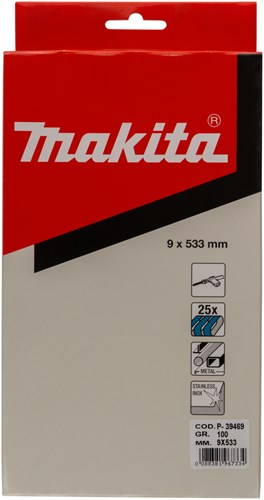 Chargez l'image dans la visionneuse de la galerie, Makita accessoires makita schuurband k100 9x533mm blue p-39469 (25st)