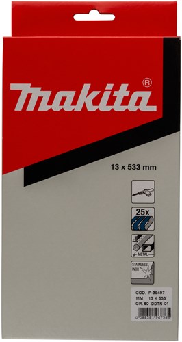 Afbeelding laden in galerijviewer, Makita accessoires schuurband blue lengte 533mm breedte 13mm korrel 60 - p-39497