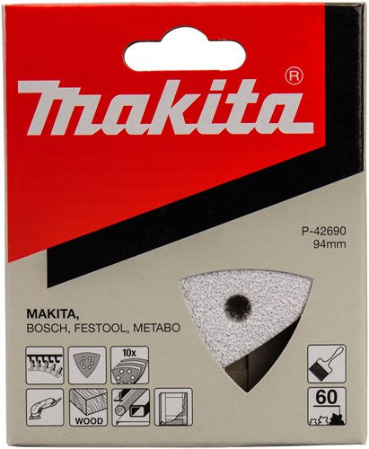 Afbeelding laden in galerijviewer, Makita accessoires schuurvel 3-k k60 white v. - p-42690
