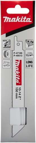 Chargez l'image dans la visionneuse de la galerie, Makita accessoires reciprozaagblad hout staal 150mm - p-49513 - p-49513