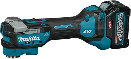Load image into Gallery viewer, Makita tm001gd201 xgt 40 v max multitool 2,5 ah accu (2 st), snellader, accessoireset, in mbox - tm001gd201