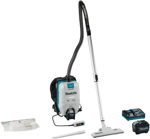 Load image into Gallery viewer, Makita vc008gl201 | 40v max rugstofzuiger | 2 x 8.0 ah accu + snellader vc008gl201