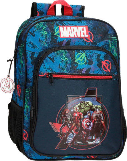 Load image into Gallery viewer, Marvel On The Warpath rugzak junior 13,7 liter donkerblauw zwart