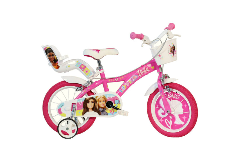 Load image into Gallery viewer, Mattel barbie 16 inch 27 cm meisjes knijprem roze wit