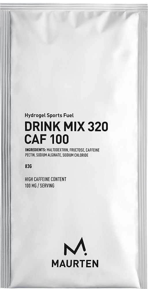 Load image into Gallery viewer, Maurten drink mix 320 caf 100 hydrogel drink powder + caffeine 83g