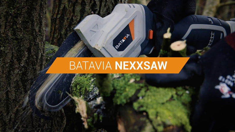 Afbeelding laden in galerijviewer, Batavia producten nexxsaw kettingzaag maxxpack 18v plus2ah accuplusoplader