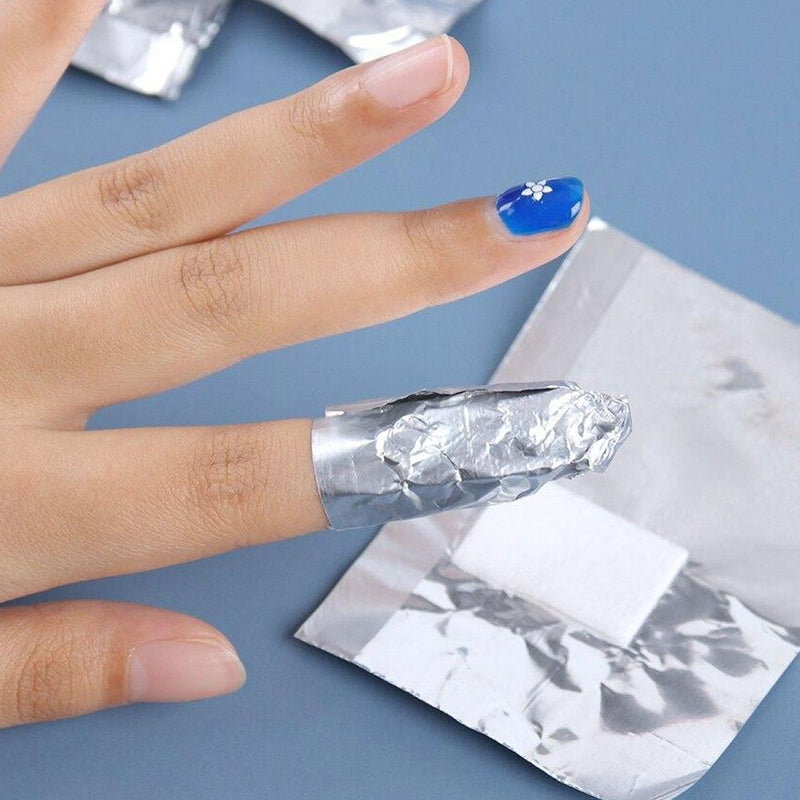 Load image into Gallery viewer, Sibel nails aluminiumfolie vellen met synthetisch sponsje 50st.