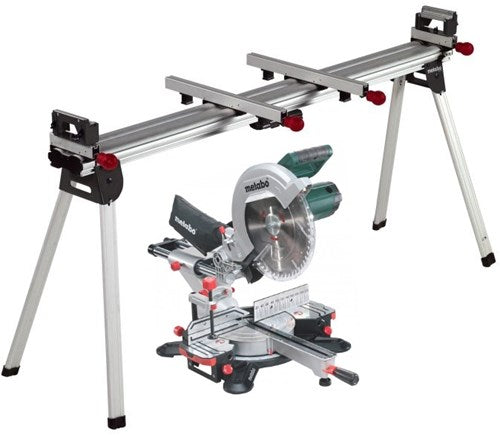 ギャラリービューアに画像をロードする, Metabo afkortzaag kgs 305 m met trekfunctie + ksu 401 onderstel - 690862000