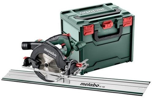Load image into Gallery viewer, Metabo ks 18 ltx 57 bl + fs 160 accu cirkelzaag 18v set | zonder accu en lader | x 340 - 691222000