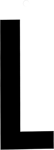 Afbeelding laden in galerijviewer, Metafranc plakletter 100mm zwart l - wu0510220