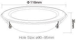 Laden Sie das Bild in Galerie -Viewer, Mi-light miboxer rgb-cct led downlighter 6w zwart - led0241