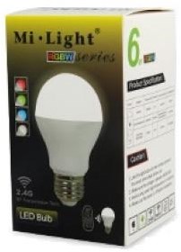 Laden Sie das Bild in Galerie -Viewer, Mi-light miboxer rgb-cct led e27 gls 6w rf 2.4g - led0217