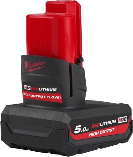Load image into Gallery viewer, Milwaukee accessoires m12 hb5 (high output) | m12 high output 5.0 ah accu - 4932480165