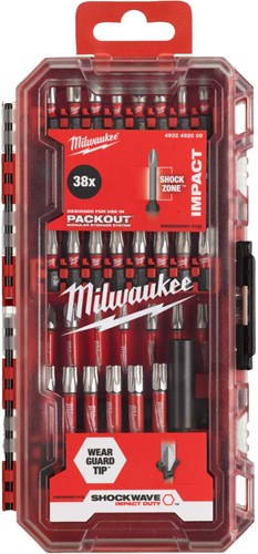 Load image into Gallery viewer, Milwaukee accessoires shockwave impact duty schroefbit set 38-delig - 4932492009