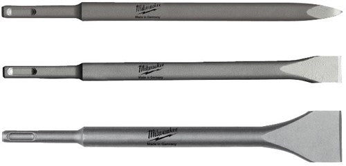 Laden Sie das Bild in Galerie -Viewer, Milwaukee accessoires startersset sds-plus beitelset (3-delig) - 4932430001