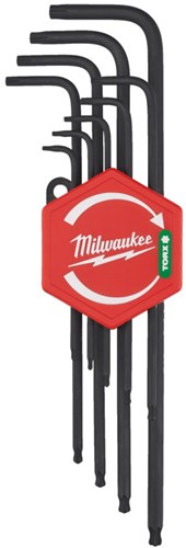 Load image into Gallery viewer, Milwaukee l-vormige torx sleutelset | 9-delig - 4932492693