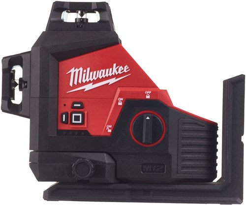 ギャラリービューアに画像をロードする, Milwaukee m12 3pl-0c | m12 driedimensionale laser met 3 groene 360° laser cirkels - 4933478103 - 4933478103
