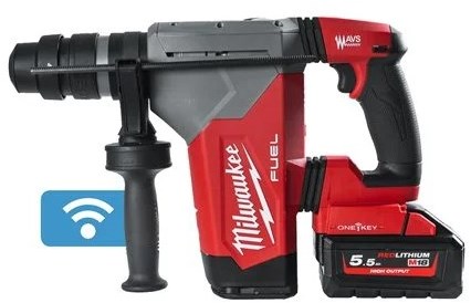 Load image into Gallery viewer, Milwaukee m18 onefhpx-552x | fuel one-key accu boorhamer 18v sds-plus 32mm fixtec in hd box (2x 5.5ah accu + m12-18 fc lader) - 4933478496
