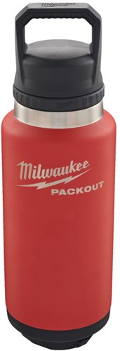 Afbeelding laden in galerijviewer, Milwaukee packout™ 1065 ml fles met deksel rood - 4932493467