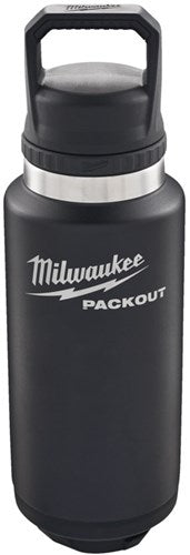 Afbeelding laden in galerijviewer, Milwaukee packout™ 1065 ml fles met deksel zwart - 4932493468