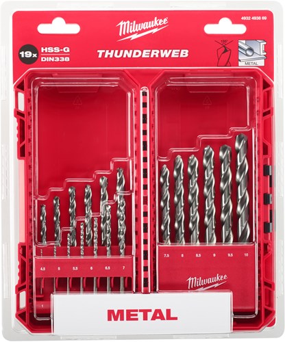 Load image into Gallery viewer, Milwaukee accessoires milwaukee thunderweb set | hss-g | 19x - 4932493869