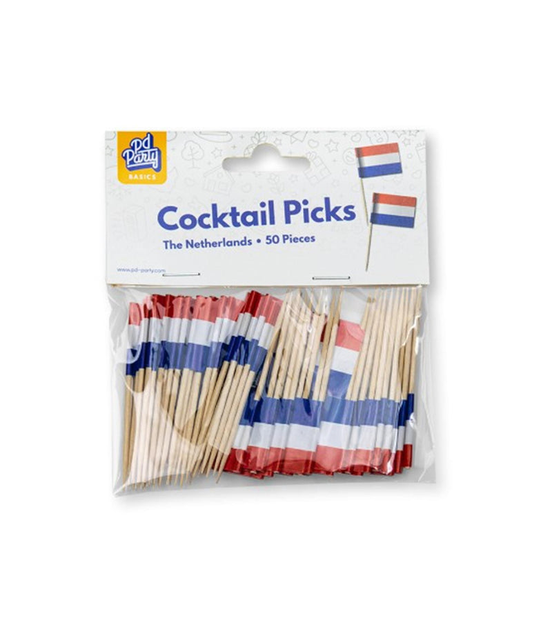 Cargue la imagen en el visor de la galería, Paperdreams cocktailprikkers nederland 50 stuks in zakje