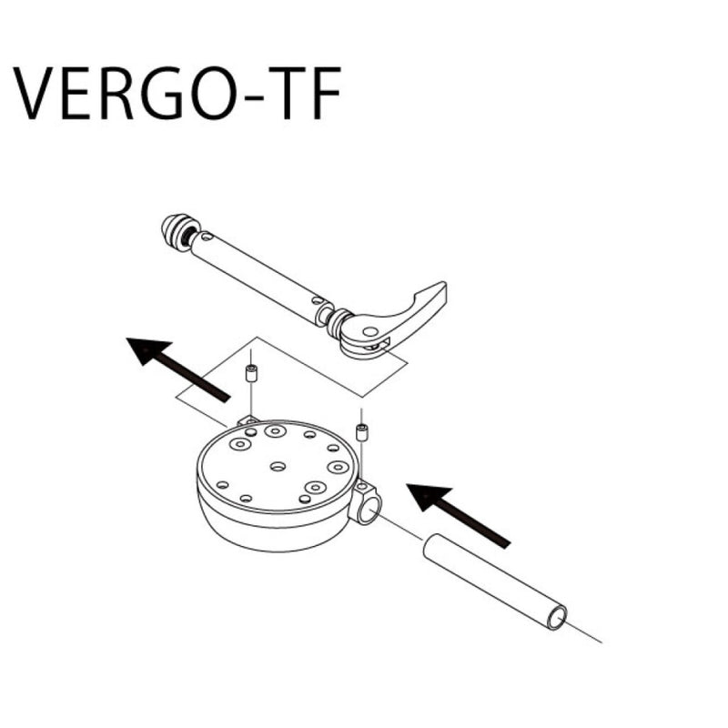 Load image into Gallery viewer, Minoura transportstandaard vergo-tf steekasadapter