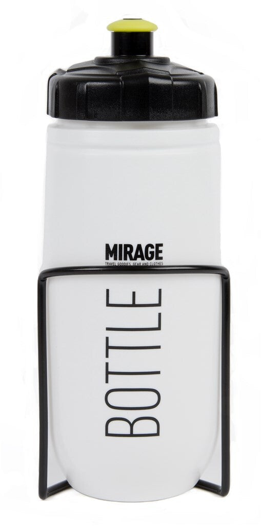 Load image into Gallery viewer, Mirage bidon 600ml star-white met alu houder