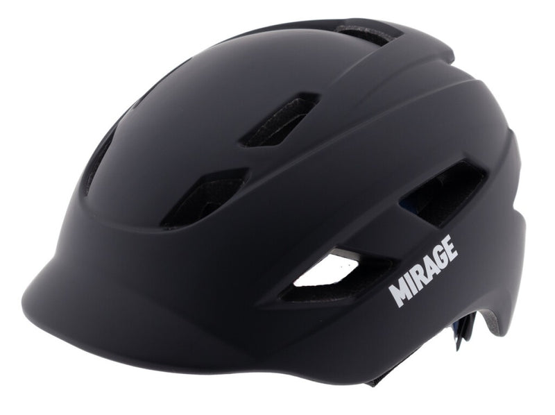 Afbeelding laden in galerijviewer, Buzaglo mirage urban helm e-bike led 58-61cm mat zwart