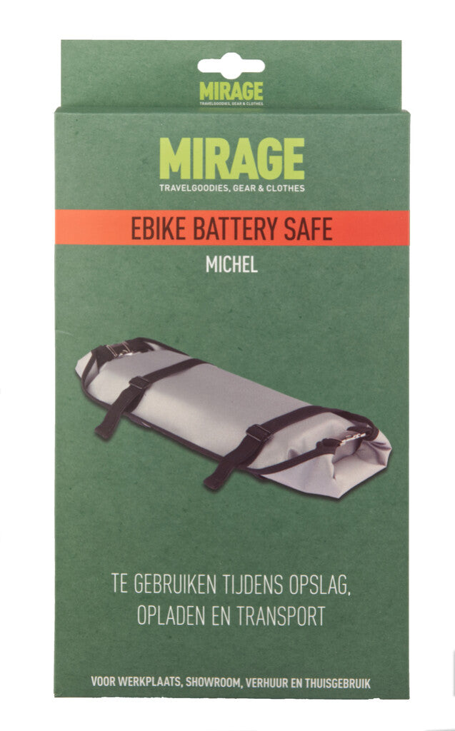Load image into Gallery viewer, Veilige accu opberghoes Mirage Ebike Battery Safe Michel