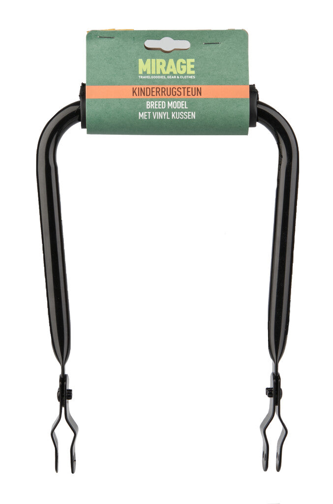 Load image into Gallery viewer, kinderrugsteun met kussen dragerbevestiging 30 cm zwart