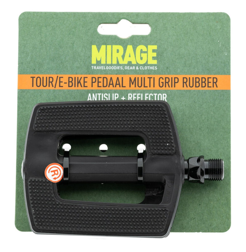 Afbeelding laden in galerijviewer, Mirage pedalen tour ebike multigrip kunststof rubber zwart