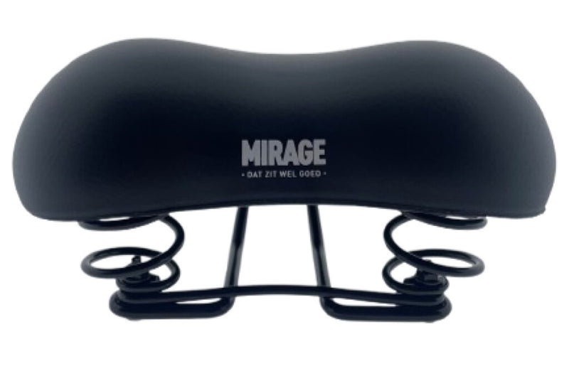 Load image into Gallery viewer, Buzaglo mirage zadel tour comfort met vering shorty, zwart