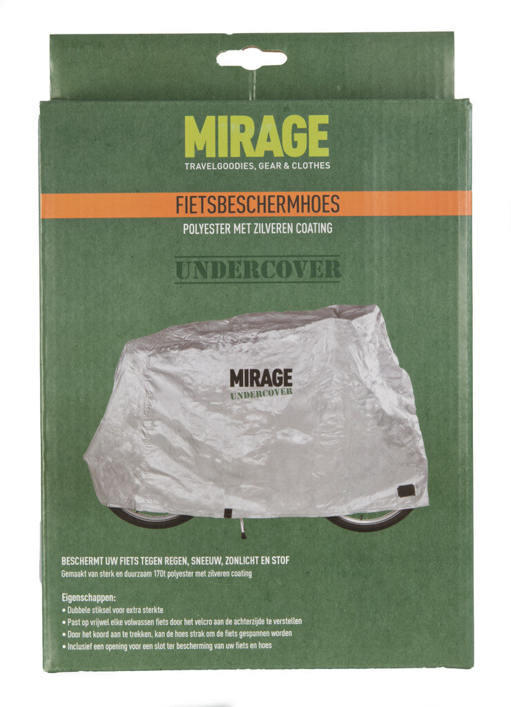Load image into Gallery viewer, Mirage Fietspyama hoes overtrek voor 1 fiets kleur antraciet in doos