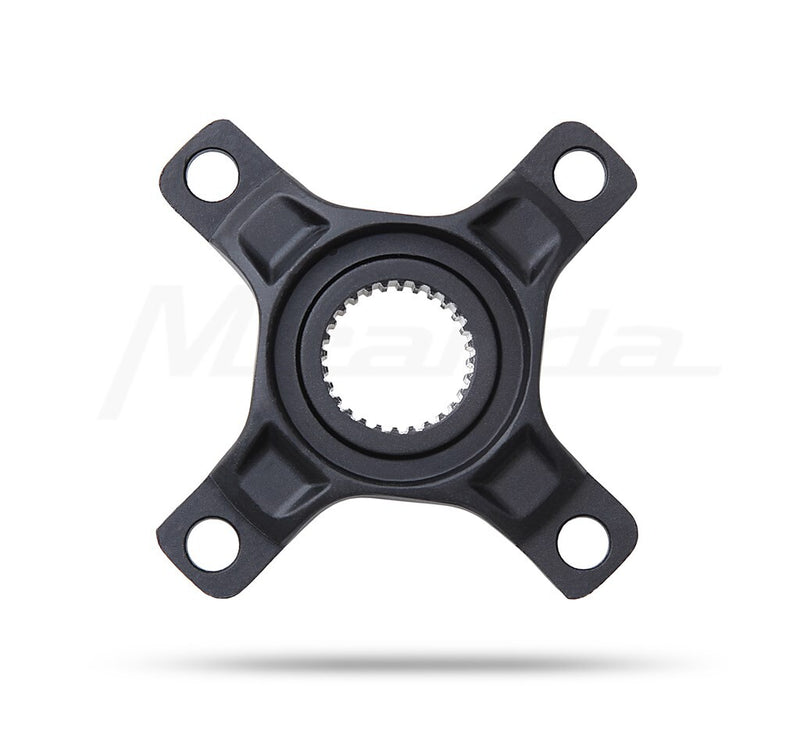 Load image into Gallery viewer, Miranda yamaha spider 4-arm, bcd104 pw motor, aluminium, zwart