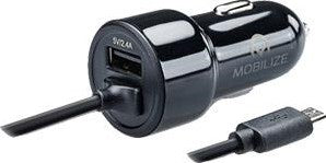 Afbeelding laden in galerijviewer, Enzo mobilize usb autolader dual 4800ma + micro usb kabel zwart 1m - 9540125