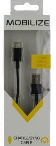 Afbeelding laden in galerijviewer, Enzo mobilize usb-c laadkabel 1m zwart