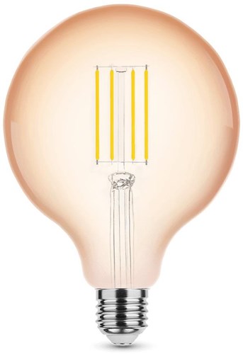 Chargez l'image dans la visionneuse de la galerie, Enzo modee led globe g125 e27 4-28w 1800k filament amber dimbaar - led7490