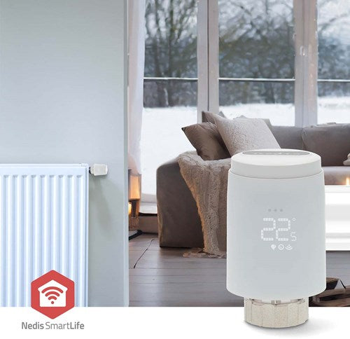Load image into Gallery viewer, Nedis smartlife radiatorbediening | zigbee 3.0 | batterij gevoed | led | android™ ios - zbhtr20wt