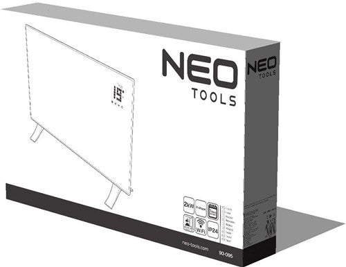 Laden Sie das Bild in Galerie -Viewer, Enzo neo 90-095 | convector kachel | 2000w | wifi | 83,5 x 45 cm - 90-095