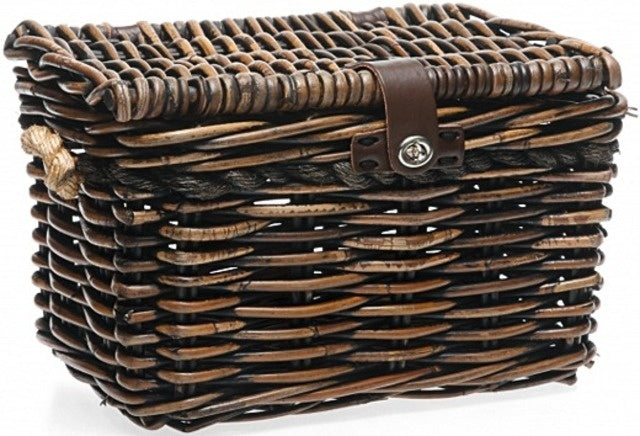 Load image into Gallery viewer, fietsmand Melbourne 24 liter 38 x 27 cm rotan bruin