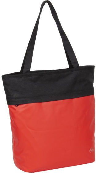 Load image into Gallery viewer, Bike carbon waterafstotende shopper fietstas 21l rood