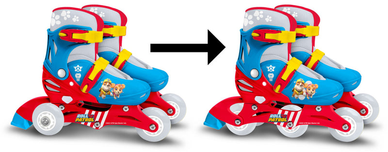 Load image into Gallery viewer, Nickelodeon paw patrol verstelbare twee in eén skate maat 27-30