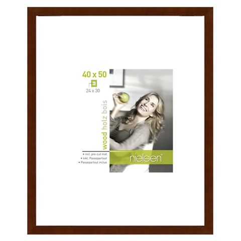 Load image into Gallery viewer, Nielsen Design Nielsen Fotolijst 8988024 Apollon Wenge 40x50 24x30 cm