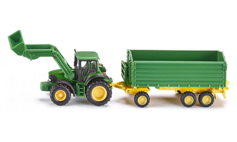 Load image into Gallery viewer, Siku 1843 john deere met aanhangwagen 1:87