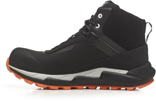 Chargez l'image dans la visionneuse de la galerie, No risk athletic mid stx orange 1019.15 s7l | zwart oranje | maat 44 - 00.071.066.44