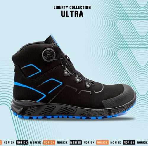 Afbeelding laden in galerijviewer, No risk ultra 1047.41 atop metaalvrij s3 | zwart blauw | maat 42 - 5607421074426